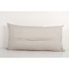 Lumbar Pastel Long Pillow from Vintage Suzani Textile - Blue | Cushion in Pillows by Vintage Pillows Store