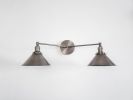 Bathroom Vanity Wall Sconce - Antique Brass Light - Mid | Sconces by Retro Steam Works. Item made of brass works with mid century modern & country & farmhouse style