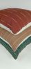 hmong pillow, green woven pillow, green striped pillow | Pillows by Velvet Fringe