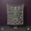 AEON Tiger Blanket Black White Gold | Linens & Bedding by Sean Martorana. Item composed of cotton