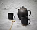 Ceramic Mug Set With Teapot | Serveware by YomYomceramic. Item composed of ceramic