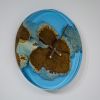 Transparent Blue Epoxy Wall Clock | TigerWoods Atelier | Decorative Objects by TigerWoodAtelier. Item composed of wood in minimalism or contemporary style