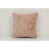 Muted Carpet Rug Pillow 14" x 14" | Sham in Linens & Bedding by Vintage Pillows Store. Item composed of cotton & fiber