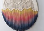 Circular Fiber Art Collection - AURORA | Macrame Wall Hanging in Wall Hangings by Rianne Aarts. Item made of fiber