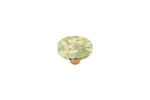 Pebble Pistachio Cream Round Knob | Hardware by Windborne Studios. Item composed of glass