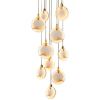 Alan Mizrahi AM70009A Pie Alabaster | Chandeliers by Alan Mizrahi Lighting Design