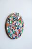 Lots of Peace | Mixed Media by Corrie in Color. Item made of leather works with contemporary style