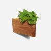 Triangle Self-Watering, Wall-Mounted Planter | Vases & Vessels by Formr. Item made of wood