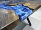 Custom Ocean Epoxy Bar Table, Dining Room Table | Dining Table in Tables by LuxuryEpoxyFurniture. Item composed of wood and synthetic