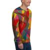 Unisex Sweatshirt - In The Wine Glass - Geometric Abstract | Work by Eman's Gallery
