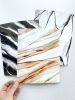La Crema | Prints in Paintings by Rhonda Deland. Item made of paper compatible with boho and mid century modern style