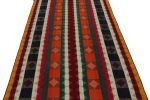 Vintage Afghani tribal Kilim rug, with Geometric patterns | Area Rug in Rugs by Rug and Kilim