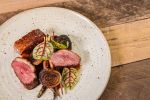 Dinner Plate | Dinnerware by Dowd House Studios | The Restaurant at White Buffalo Club in Jackson. Item composed of stoneware