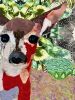 My Dearest Deer | Tapestry in Wall Hangings by Leisa Rich. Item composed of fabric