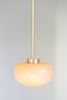 Coronette 1 Pendant | Pendants by Sara Schoenberger. Item composed of brass & glass compatible with contemporary and eclectic & maximalism style
