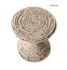 The Mud Beaded Stool | End Table in Tables by Mud Studio, South Africa. Item made of steel with stoneware