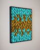 No. 09 Acoustic Diffuser Panel - Gradient Modern Abstract - | Wall Sculpture in Wall Hangings by Joseph A