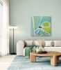 Surface Meeting 4 | Oil And Acrylic Painting in Paintings by Cristina Dalla Valentina. Item composed of canvas in contemporary style
