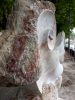 Fossil (Melancholic shell) | Public Sculptures by Rafail Georgiev - Raffò | Mairie d'Ilhet in Ilhet. Item made of marble works with minimalism & contemporary style