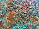Textured Copper Wall Panel with Green & Brown Patina | Wall Sculpture in Wall Hangings by Element 29 Metalcraft. Item composed of copper in contemporary or modern style