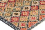 Vintage Zeki Müren Runner with Polychromatic Diamond Pattern | Area Rug in Rugs by Rug and Kilim
