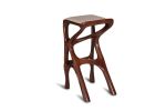 Amorph Chimera Bar Stool, Stained Walnut | Chairs by Amorph. Item composed of walnut