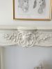 Big Fireplace surround all hand made in Europe awsome item | Fireplaces by ultimate European. Item made of wood compatible with mid century modern and country & farmhouse style