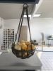 Black Hanging Basket - Large | Vase in Vases & Vessels by SKINNY Ceramics | Bay Area Made x Wescover 2019 Design Showcase in Alameda. Item made of ceramic