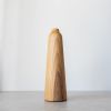 LINE Walnut Massive Wooden Vase - m | Vases & Vessels by Foia. Item composed of walnut in boho or contemporary style