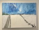 Churchtown Dairy in Winter | Oil And Acrylic Painting in Paintings by George Ayres