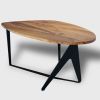 Ted Coffee Olive Solid Olive Wood Coffee Table | Tables by GREYGE. Item composed of walnut and steel in contemporary or modern style