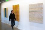 Ethernet Weavings | Wall Sculpture in Wall Hangings by ANTLRE - Hannah Sitzer | Argo AI in Palo Alto. Item made of birch wood & synthetic