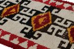 1950s Azilal Moroccan rug in Red, White and Black Tribal | Area Rug in Rugs by Rug and Kilim