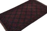 Rug & Kilim’s Afghan Baluch Tribal Rug in Burgundy and Blue | Area Rug in Rugs by Rug and Kilim