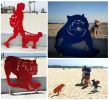 Rosie’s Dog Beach | Public Sculptures by Karena Massengill. Item made of steel