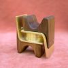 Candleseat | Candle Holder in Decorative Objects by Made Cozy. Item made of walnut with brass works with mid century modern & contemporary style