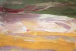 Large Abstract Acrylic Painting Neutral Colors Landscape | Oil And Acrylic Painting in Paintings by Simona Gocan. Item composed of canvas compatible with contemporary style