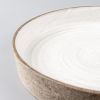 Handmade Carved Platter Nedar Cubit | Decorative Plate in Decorative Objects by Svetlana Savcic / Stonessa. Item made of stoneware works with minimalism & japandi style