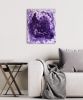 Amethyst Brilliance | Oil And Acrylic Painting in Paintings by Alessia Lu. Item composed of canvas in contemporary or modern style