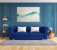 I dreamt of the sea - Abstract seascape painting | Oil And Acrylic Painting in Paintings by Jennifer Baker Fine Art. Item composed of canvas in contemporary or coastal style
