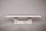 Marble Coffee Table. Modern Coffee Table. Natural Stone Coff | Tables by HamamDecor LLC. Item composed of marble in minimalism or contemporary style