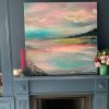 ‘Candy floss mists’ | Mixed Media by Tipperleyhill. Item composed of canvas and synthetic