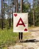 Ace Quilt | Embroidery in Wall Hangings by Vacilando Studios. Item composed of fabric