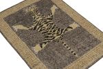 Rug & Kilim’s Modern Tiger Skin Accent Pictorial Rug Design | Area Rug in Rugs by Rug and Kilim