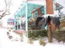 "Raven" | Public Sculptures by J.A. Mayer "Sculptor" | Main Exhibit Gallery & Art Center in Ligonier. Item made of stone
