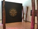 Embellished Fish Board | Sculptures by Cassandra Smith. Item made of wood