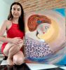 El canto de una mariposa, me enseña a escuchar | Oil And Acrylic Painting in Paintings by Elena Parau. Item made of canvas works with contemporary & country & farmhouse style