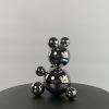 Small Stainless Steel Bear 'Diksy' | Sculptures by IRENA TONE. Item made of steel works with minimalism & art deco style