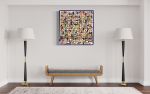 Sapphire Edge | Mixed Media by Michael Olsen. Item made of synthetic