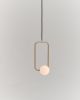 Sircle Pendant S | Pendants by SEED Design USA. Item composed of steel & glass